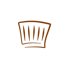 Hand drawn vintage chef and cook hats 