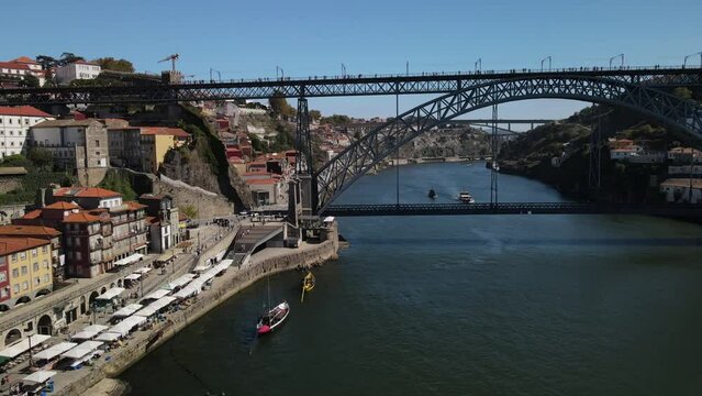 Porto as a historical town in Portugal with a stunning view from top
