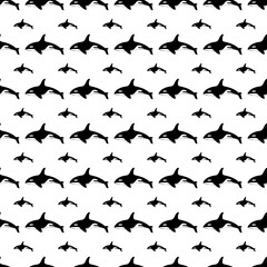 Aquatic Animals Pattern in Minimalistic Design