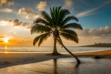 palm trees on the beach