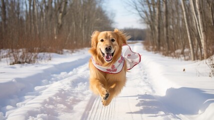 Four-Legged Festivity: Dog's Christmas Delight