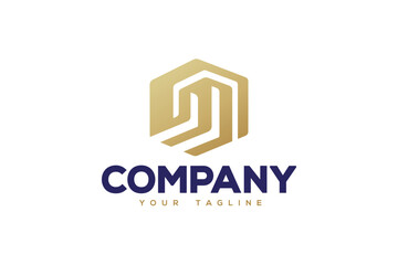 Letter D Logo Design - Lettermark Logo Design Template