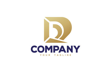 Letter D Logo Design - Lettermark Logo Design Template