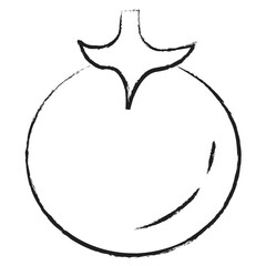 Hand drawn Tomato icon
