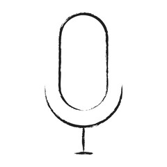 Hand drawn Microphone icon