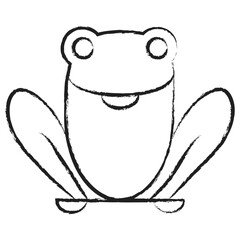 Hand drawn Frog icon