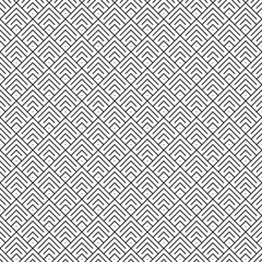 Seamless japanese mountains pattern. Repeated chevrons, diamonds, angle brackets background. Squama ornament. Scales image. Ancient window tracery motif. Digital paper for textile print. Vector art