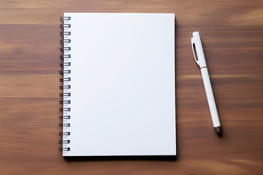 Notizblock oder Notepad mit Stift und Getränk Close up