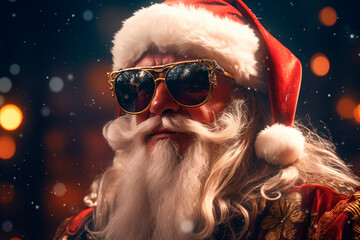 Portrait of Santa Claus at christmas