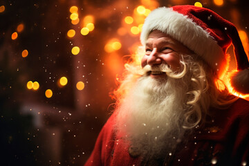 Portrait of Santa Claus at christmas