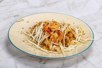 Pad thai - noodle with shrimps
