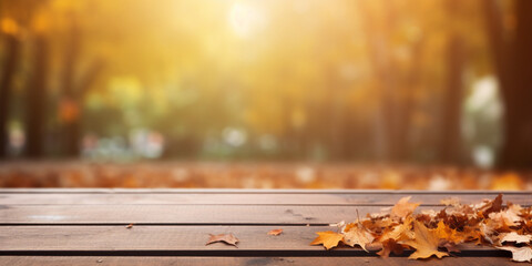 Naklejka na ściany i meble natural autumn background
