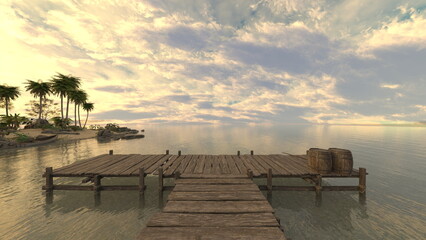 島の突端にある集落 © tsuneomp