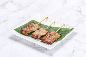 Thai cuisine - grilled pork skewer