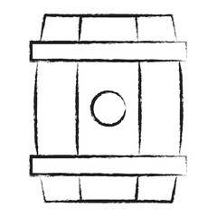 Hand drawn Barrel icon