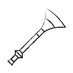 Hand drawn Suona instrument icon