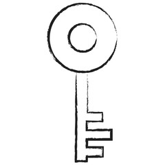 Hand drawn Key icon