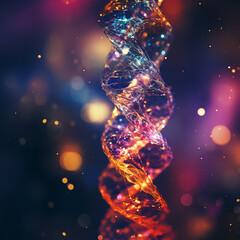 illustration kunst eines DNA baums DNA Stranges DNA Mensch human