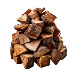 stack of logs, winter, heating season, cold, , PNG, transparent background