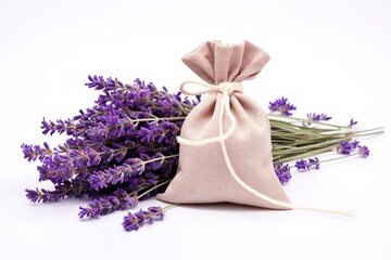 Sachet of dried lavender.