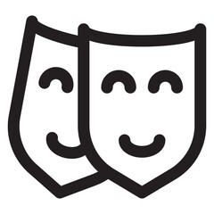 Theater Masks Icon