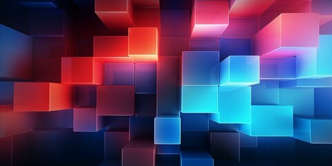 abstract business style background 3D simple colorful - obrazy, fototapety, plakaty