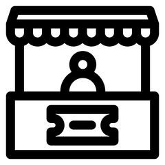 Ticket Office Icon