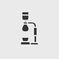 coffee brewer vector icon illustration sign