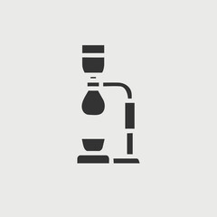 coffee brewer vector icon illustration sign