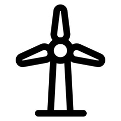 Obraz premium Windmill Icon