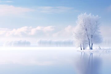 "Captivating Holiday Magic in the Winter Landscape" AI generated.