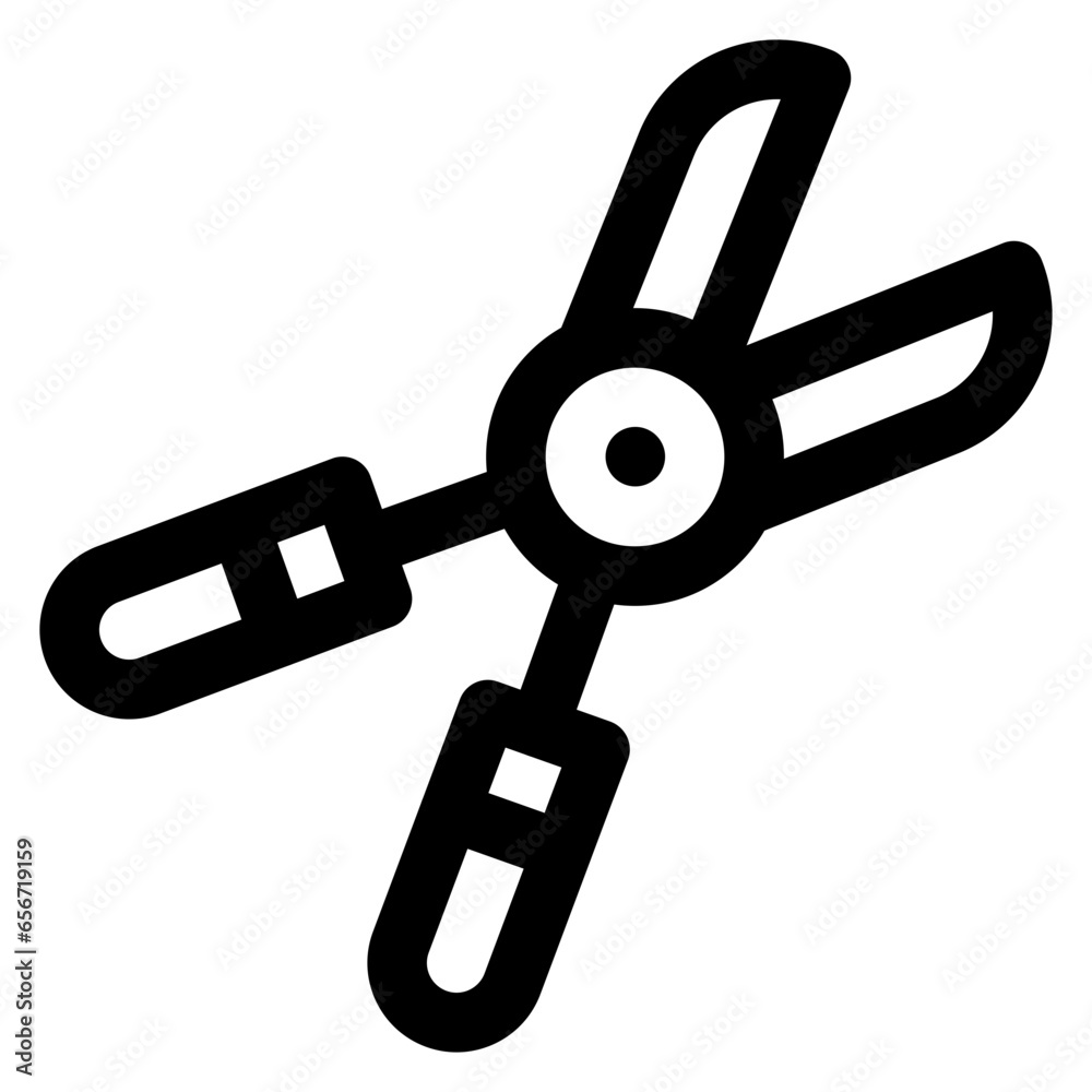 Wall mural Farming Scissor Icon