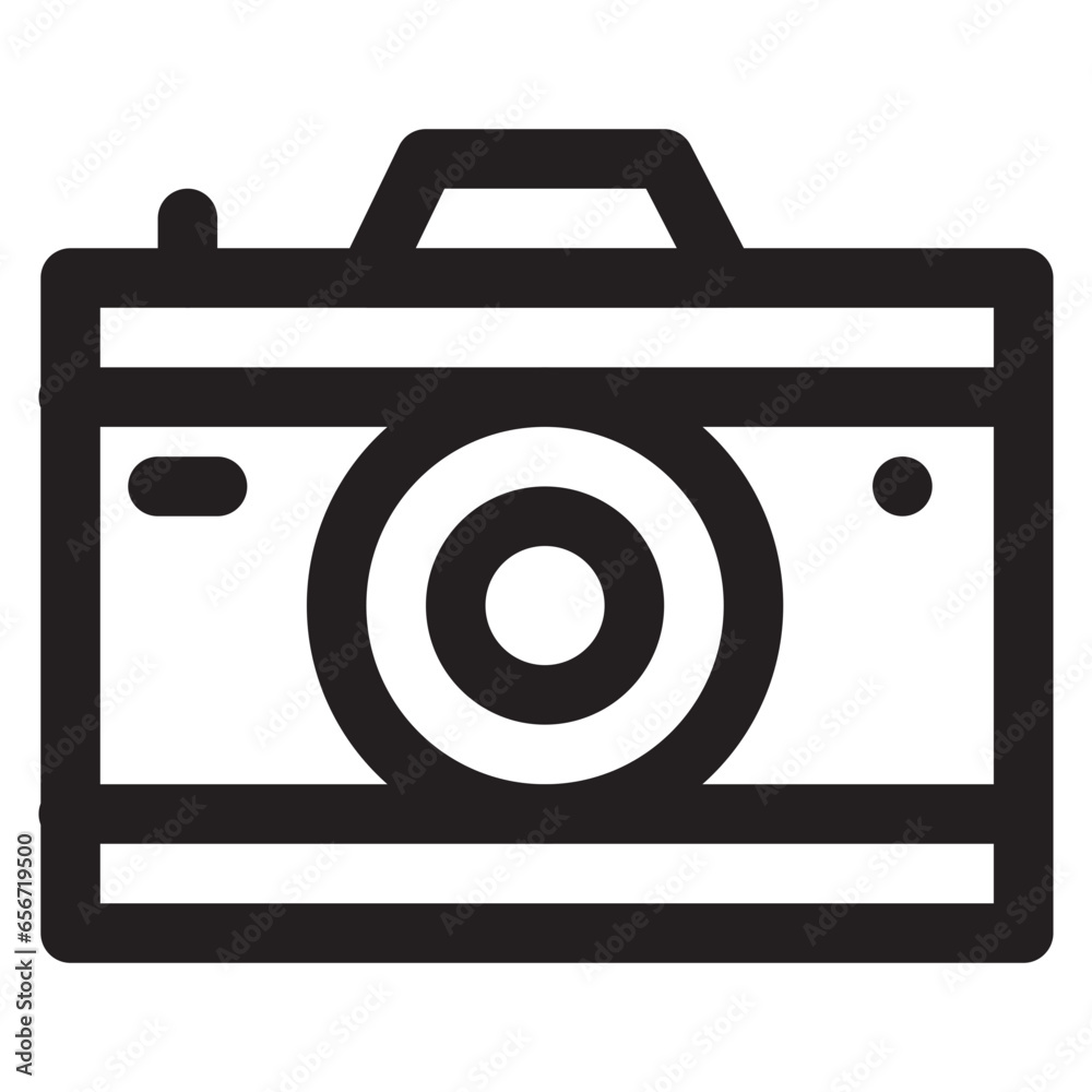 Canvas Prints Camera Icon