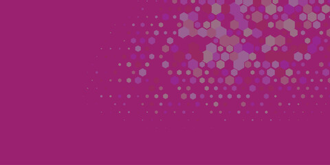 Geometric Multi size Hexagon with multi Color Background