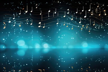 "Create a symphony of holiday joy with our musical notes, setting the perfect ambiance for your Christmas parties and bringing smiles to the faces of your loved ones." AI generated.