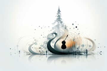 "Our musical notes capture the essence of Christmas, providing the perfect soundtrack for your holiday gatherings and creating cherished memories with family and friends." AI generated.