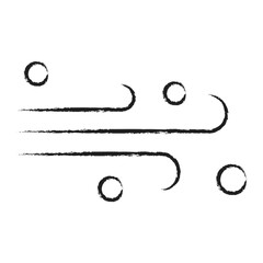Hand drawn Wind icon