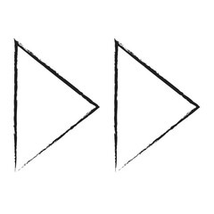 Hand drawn Forward icon