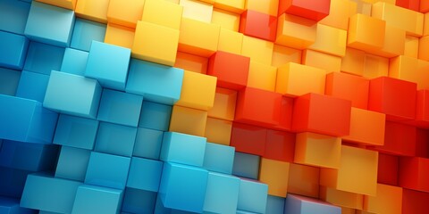 abstract business style background 3D simple colorful