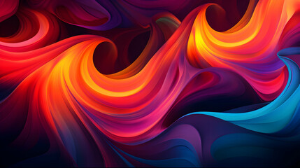 abstract background with flames Ai
