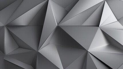 Black 3d abstract background, geometric triangle shapes