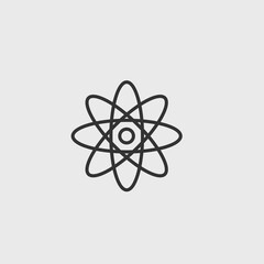ATOM vector icon illustration sign