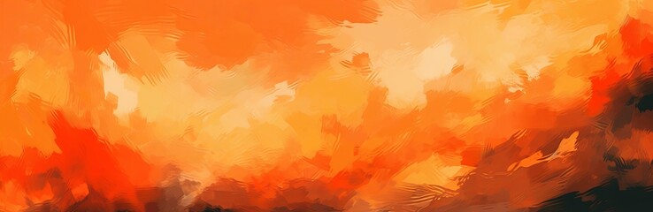 abstract orange background in the style of free brushwork, soft tonal transitions, spectacular backdrops,  banner, web banner, texture, business, advertisement, background
