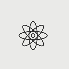 ATOM vector icon illustration sign