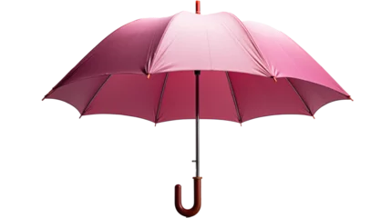 Fotobehang pink umbrella isolated on background © carballo