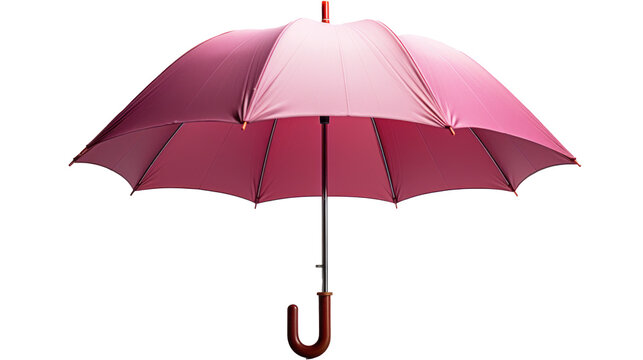 pink umbrella isolated on background