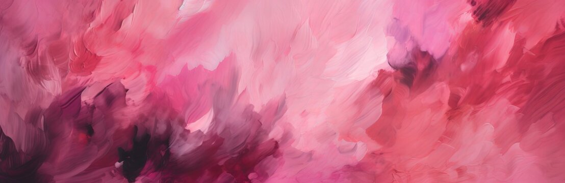 abstract pink background in the style of free brushwork, soft tonal transitions, spectacular backdrops,  banner, web banner, texture, business, advertisement, background