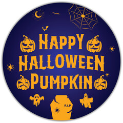 Halloween T-shirt vector Design template 