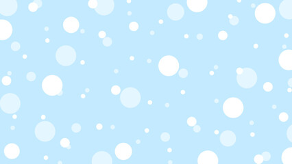 Light blue background with white drops