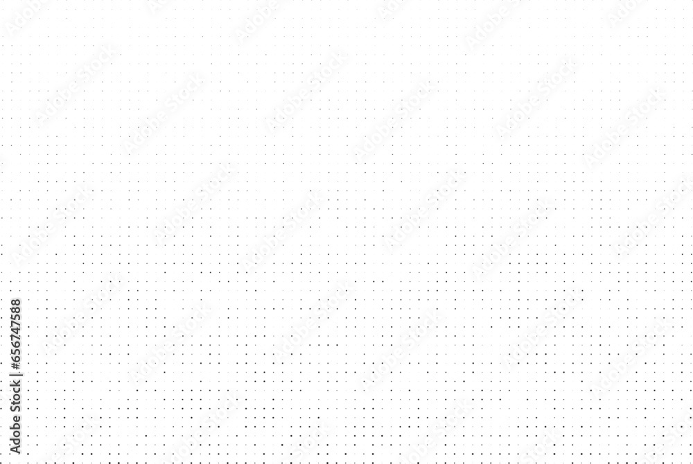 Poster black and white halftone dotted pattern.